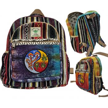 KIB-1745-ML Himalayan Hemp Mushroom Leaf Backpack 17"