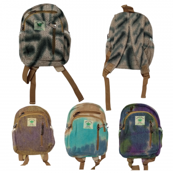 SH-11 Hemp Cotton mini 10 inch Tiedye Backpack