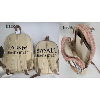 KIB-1745 Hemp Cotton Backpacks 17"