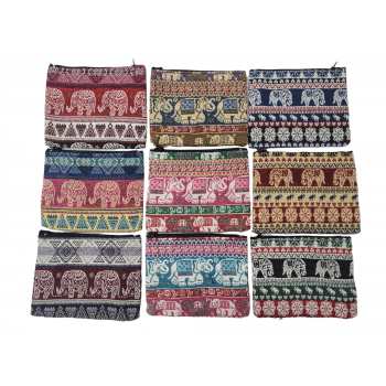 Bee-03 Cotton Elephant Coin Purse