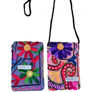 KIP-23A Wool Embroidery mobile bags