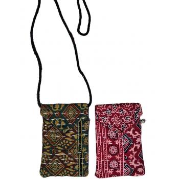KIP-23C Kantha Embroidery mobile bags