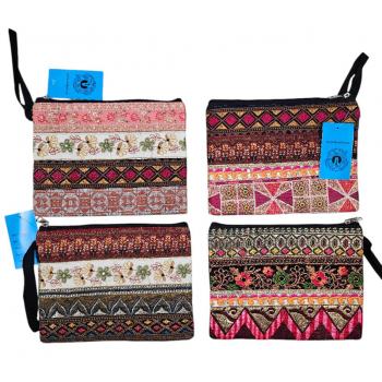 KIP-121 Recycled Jari Large Hand Pouch