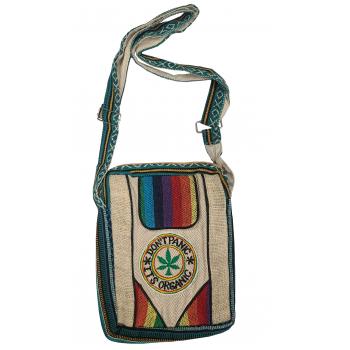 MT-07-C Hemp Cotton Don't Panic Travel Bag