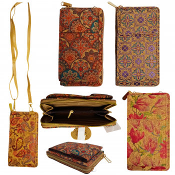 VL-201 Vegan Leather (Cork) Crossbody purse