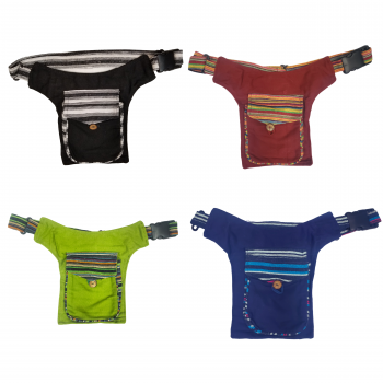 KIF-1713 Cotton Gheri Waist Bag