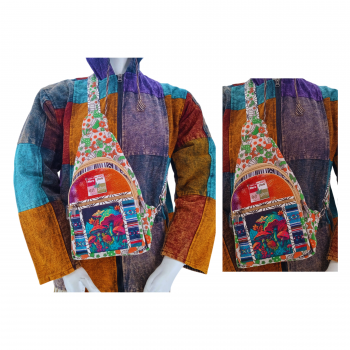 KIF-1730-DPM Hemp Cotton Crossbody bags