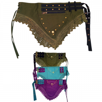 KIF-1760-A Lacy Double sided Hip Belts