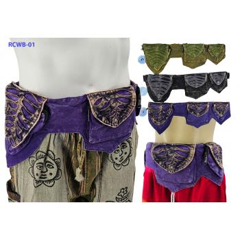 RCWB-01 Cotton Multi Pocket Razor Cut Fanny Pack