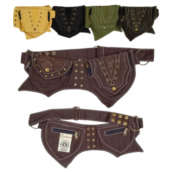 KIF-1735 Cotton Waist Bag with Lace