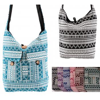 JQ2PKT Jacquard Hobo Bags With 2 Front Pocket