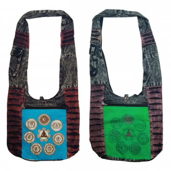 KIB-2012-A Cotton 7 Chakra printed bags