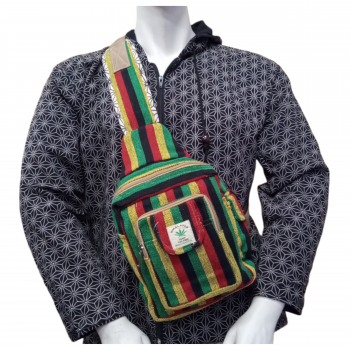 KIF-1730-G Rasta Gheri Cotton Crossbody  Bags