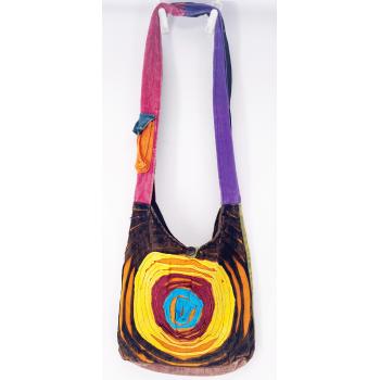 KIJSB-03 Cotton Hobo Bag Razorcut Swirl
