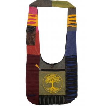 NSB-293-TOL Cotton Razor cut Rcut Tree of life  Print Bags 