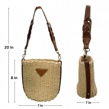 RS-13405Z Natural Straw bags