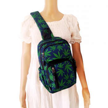 XB-010 Leaf printed Cross Body bags