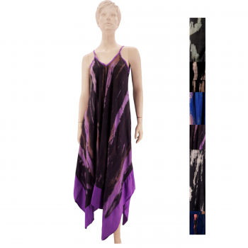 BU-339 Rayon Batik Summer Dress