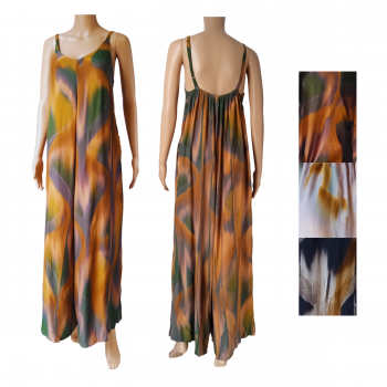 BU-551 Rayon Batik Jumpsuit