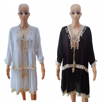 H72294 Kaftan with Deco