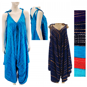 KIG-128-A Rayon BL TD Big Mama Jumpsuit