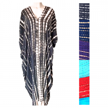 KIG-129 Rayon Tiedye Kaftan