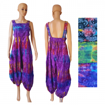 KIG-SMS-T1 Cotton Tiedye Sunmoon Dress