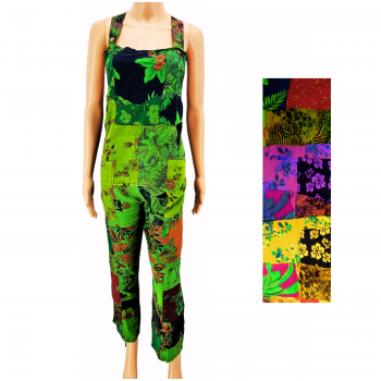 KN01RP Rayon Patchwork Overall