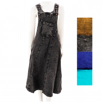 KN04S Cotton Stonewash Dress