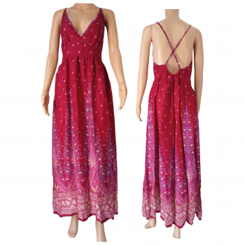 PICHIT-79-JJ Rayon Long Dress