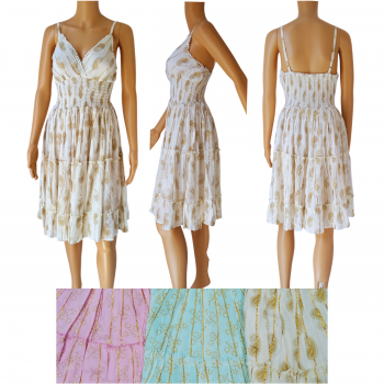 RCP-5097 Rayon Crepe Lurex Dress