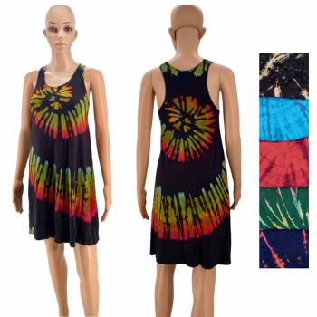 SP-012 Lycra Tiedye mini Dress