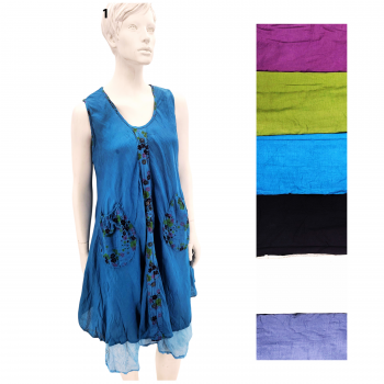 TKD-01 Cotton 2 Layer Umbrella Dress