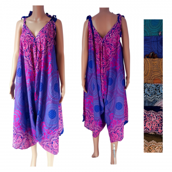 TW-6930 Rayon Palazzo Jumpsuits with pockets