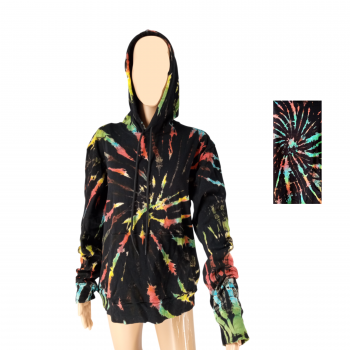 KIG-114-K Knit Multi Hand Tiedye Hoodie