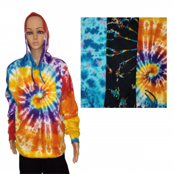 KN286T Cotton Fleece Tie Dyed Hoodies
