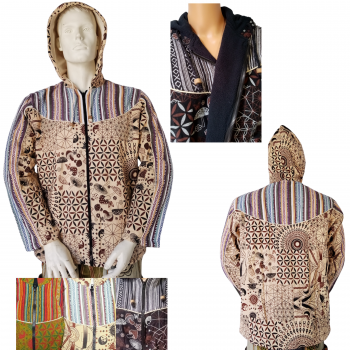 NC-19 Cotton Printed Fleece lined Hoodie