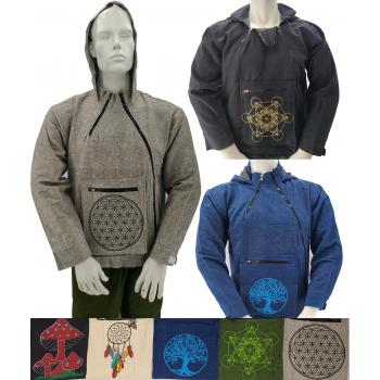 SCJ-01Heavy Cotton Lined Zip Jackets