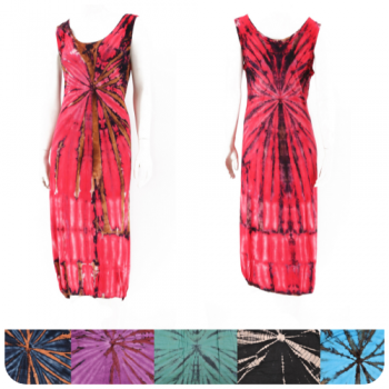 KIG-127-A Rayon TD Jersey Pocket Long Dress