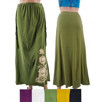BB-683 Cotton Knit Lotus Skirts