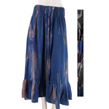 BU-331 Rayon Batik Boho Skirt