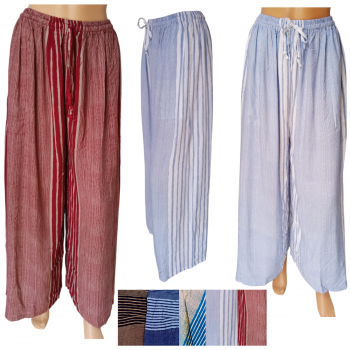 JJ-2026A Rayon Stripe pants