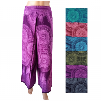 KIG-138 Printed Rayon Wrap Pants
