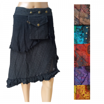 KSWS-4 Cotton Lace Wrap skirts