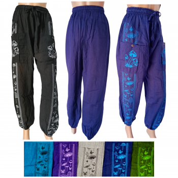 OMP-33M Cotton Mush Prints Pants