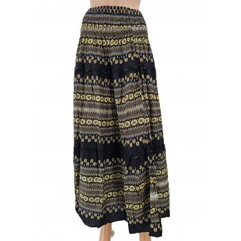 PICHIT-85 Rayon Printed long Skirt