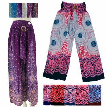 Pichit-84-A Rayon Pants with Button