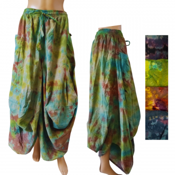 RKTD-03 Cotton Tiedye Harem  Pants