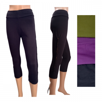 S-010 Cotton Lycra razor cut 3 4 pants