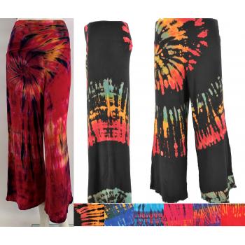 SP-3019 Rayon Tie dye Palazzo pants